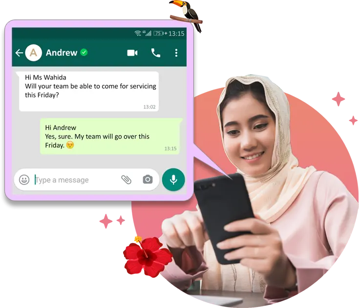 Service manager fulfilling client's request Service manager fulfilling client's request